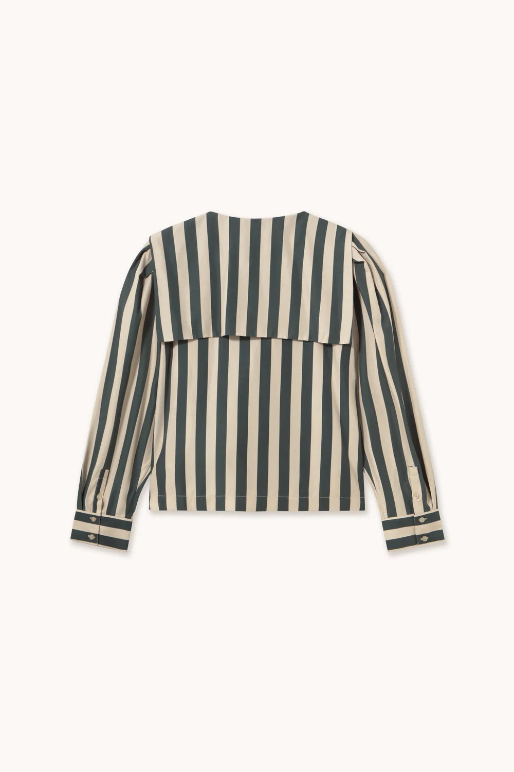 Blouse à rayures vertes