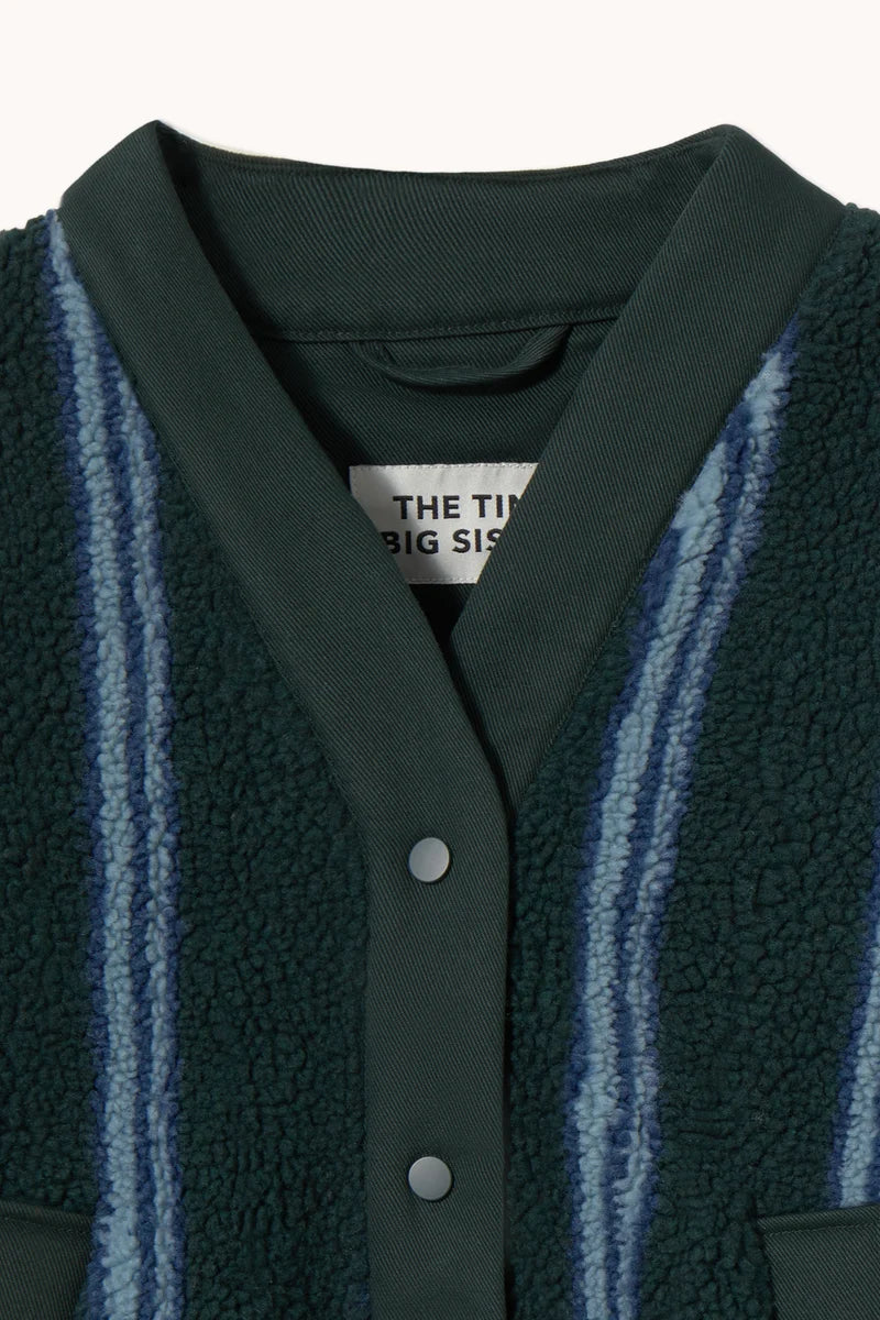 Sherpa rayée Ink blue