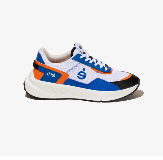 Baskets Bleu et orange