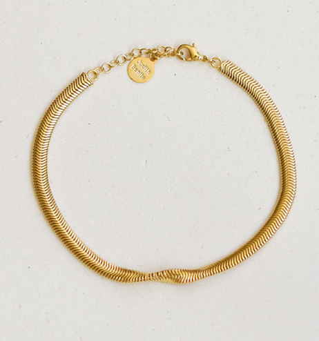 Bracelet AAVA Twist doré