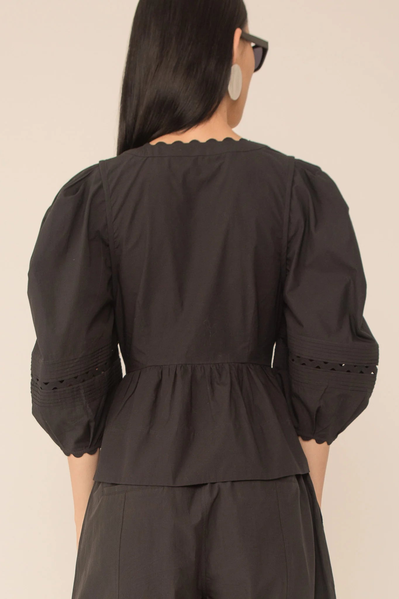 Blouse Carlotta noire