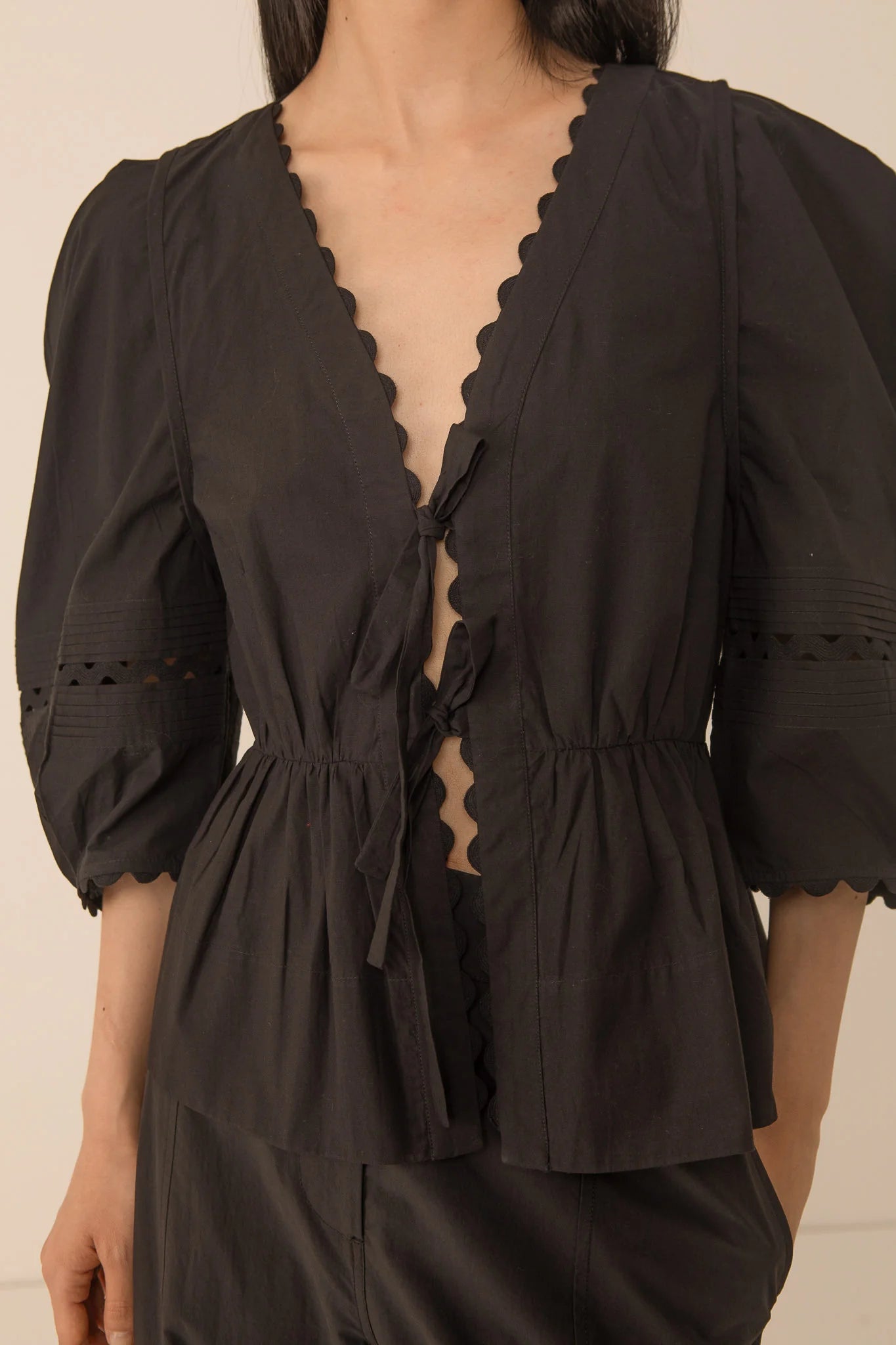 Blouse Carlotta noire