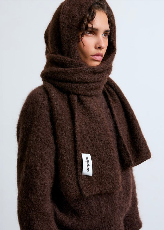 Écharpe Donna chocolat