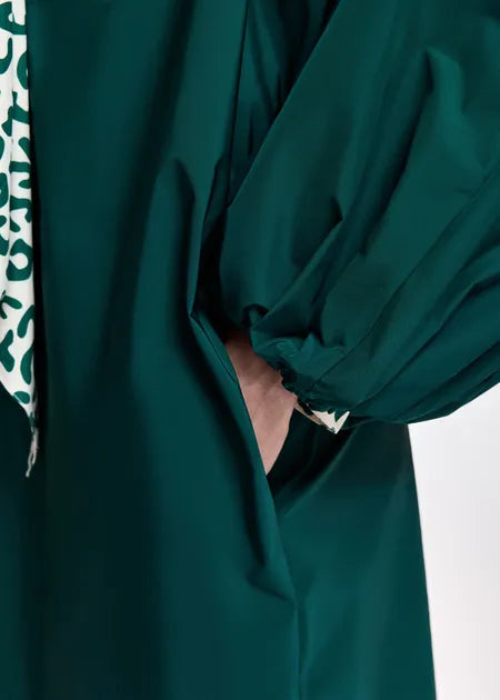 Robe overzise Keagan vert anglais