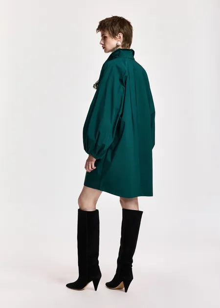 Robe overzise Keagan vert anglais