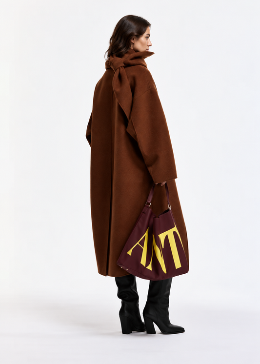 Manteau Kelp marron