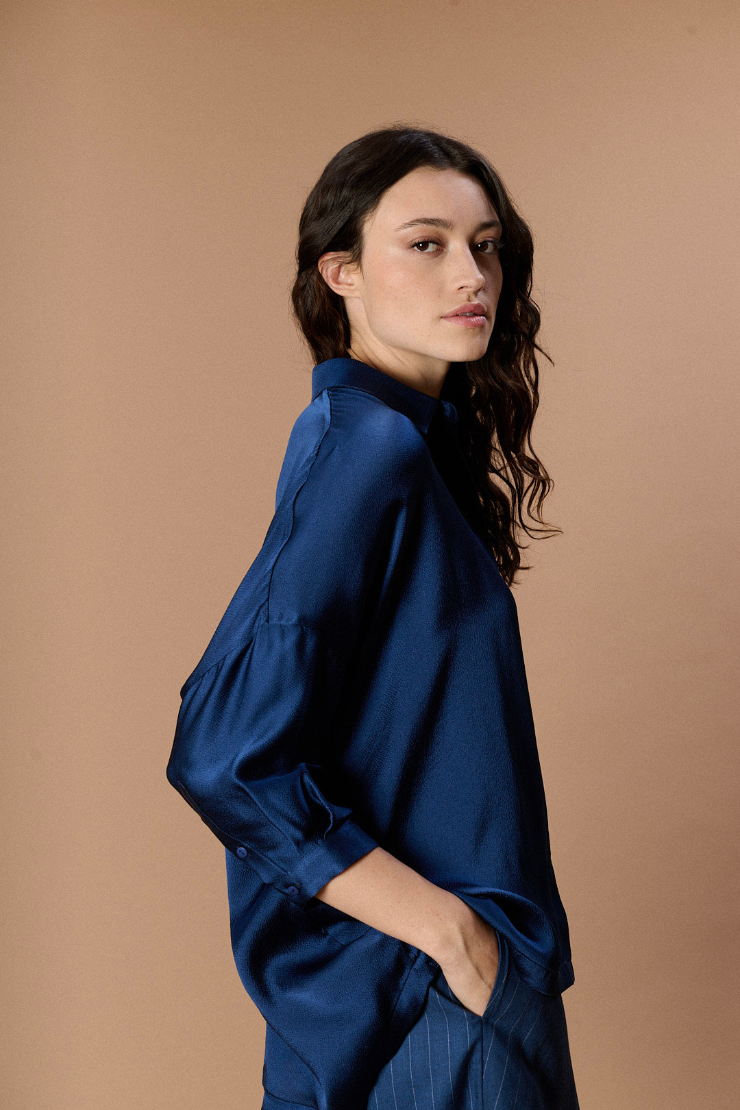 Chemise Manon bleue