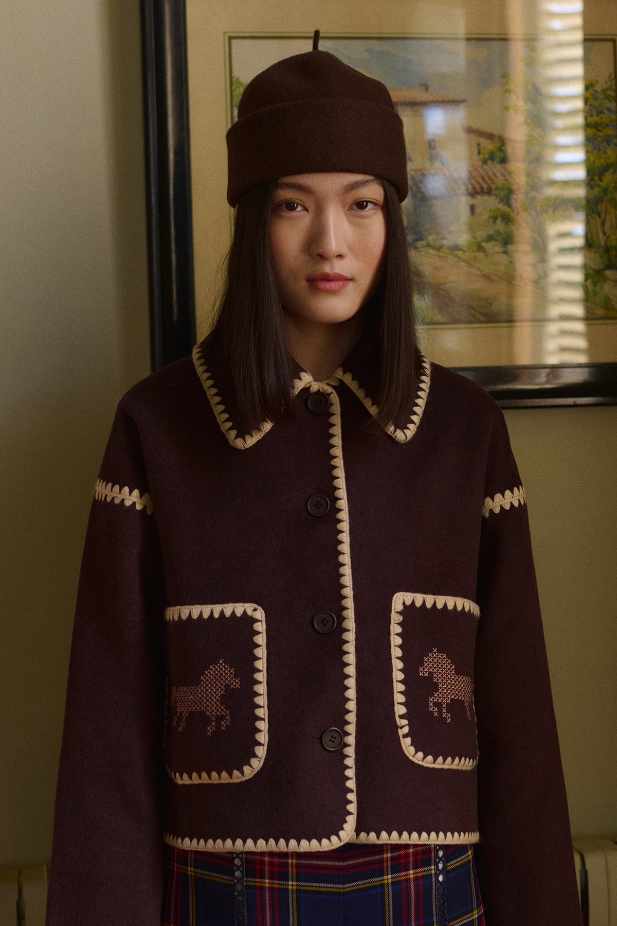 Manteau Charcoal marron