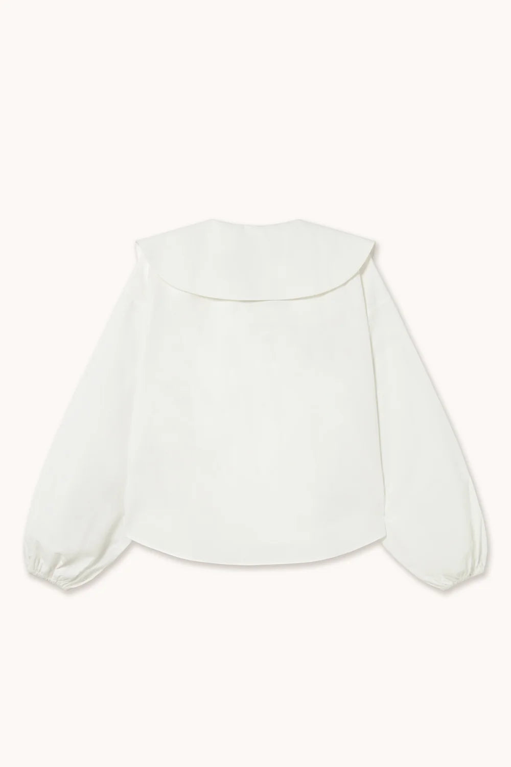 Blouse blanche avec doubles boutons