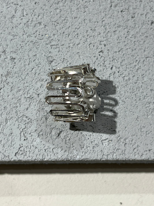 Earcuff dalva argenté