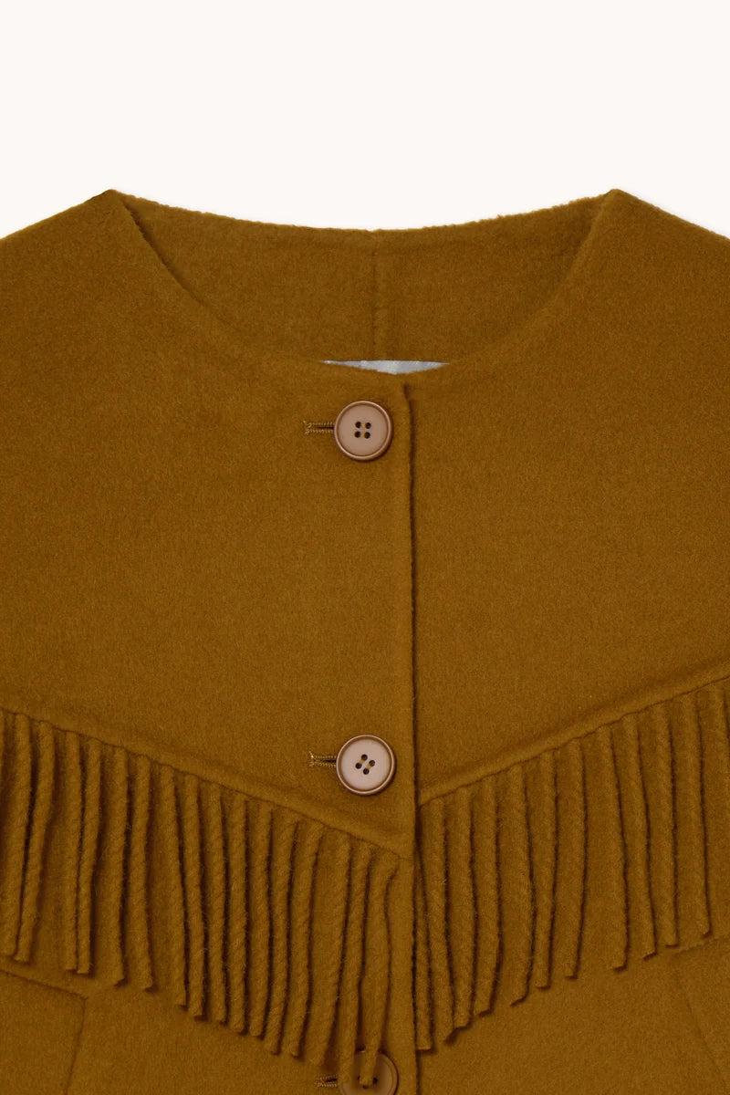 Manteau Frills Bronze