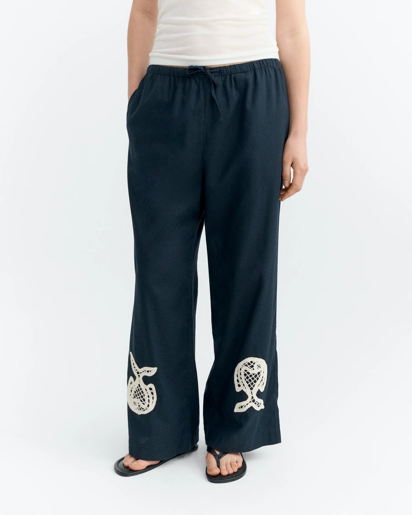 Pantalon Brigitte patch poisson