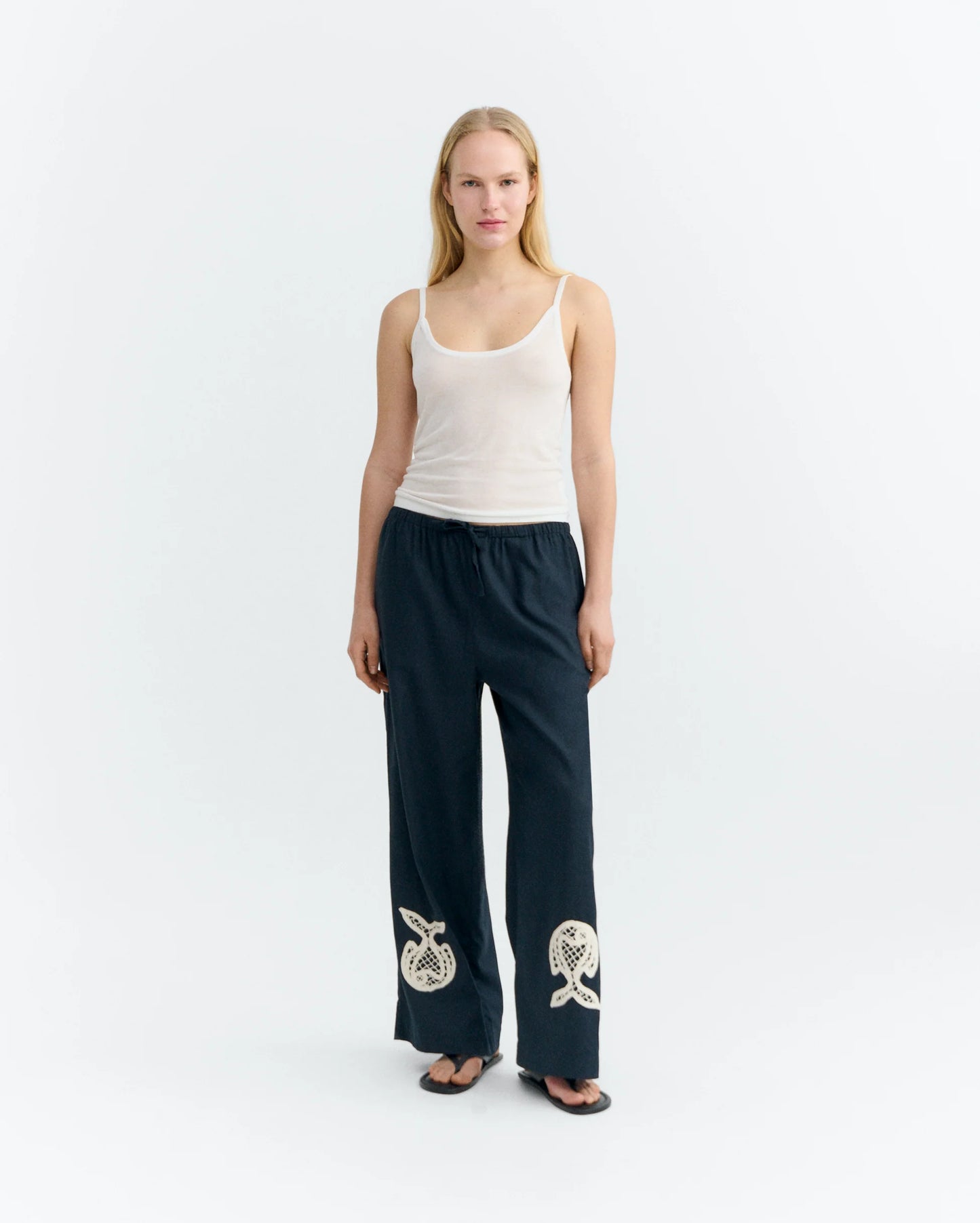 Pantalon Brigitte patch poisson