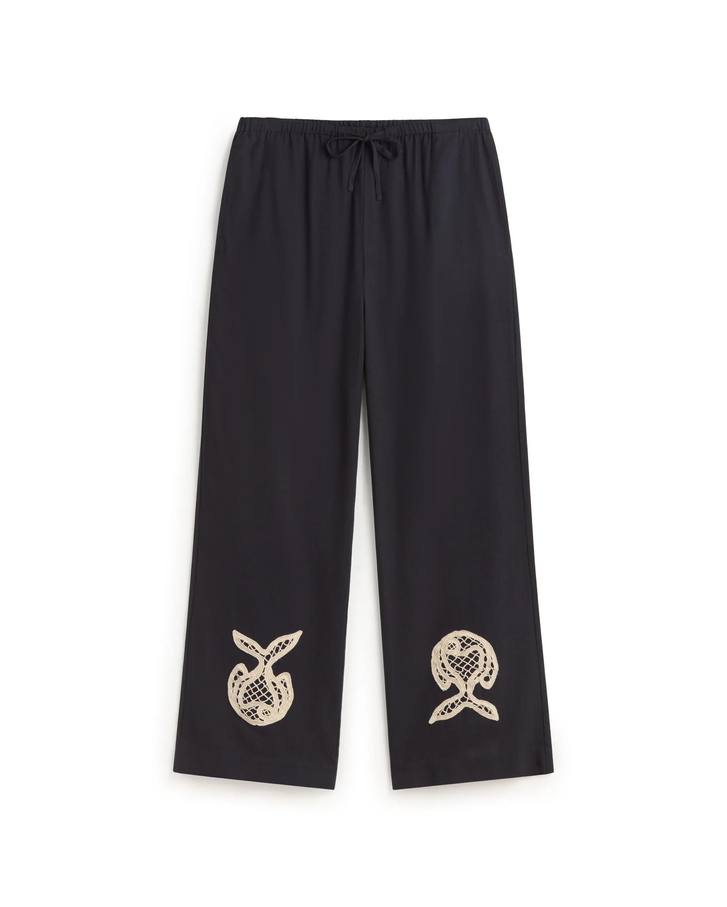 Pantalon Brigitte patch poisson