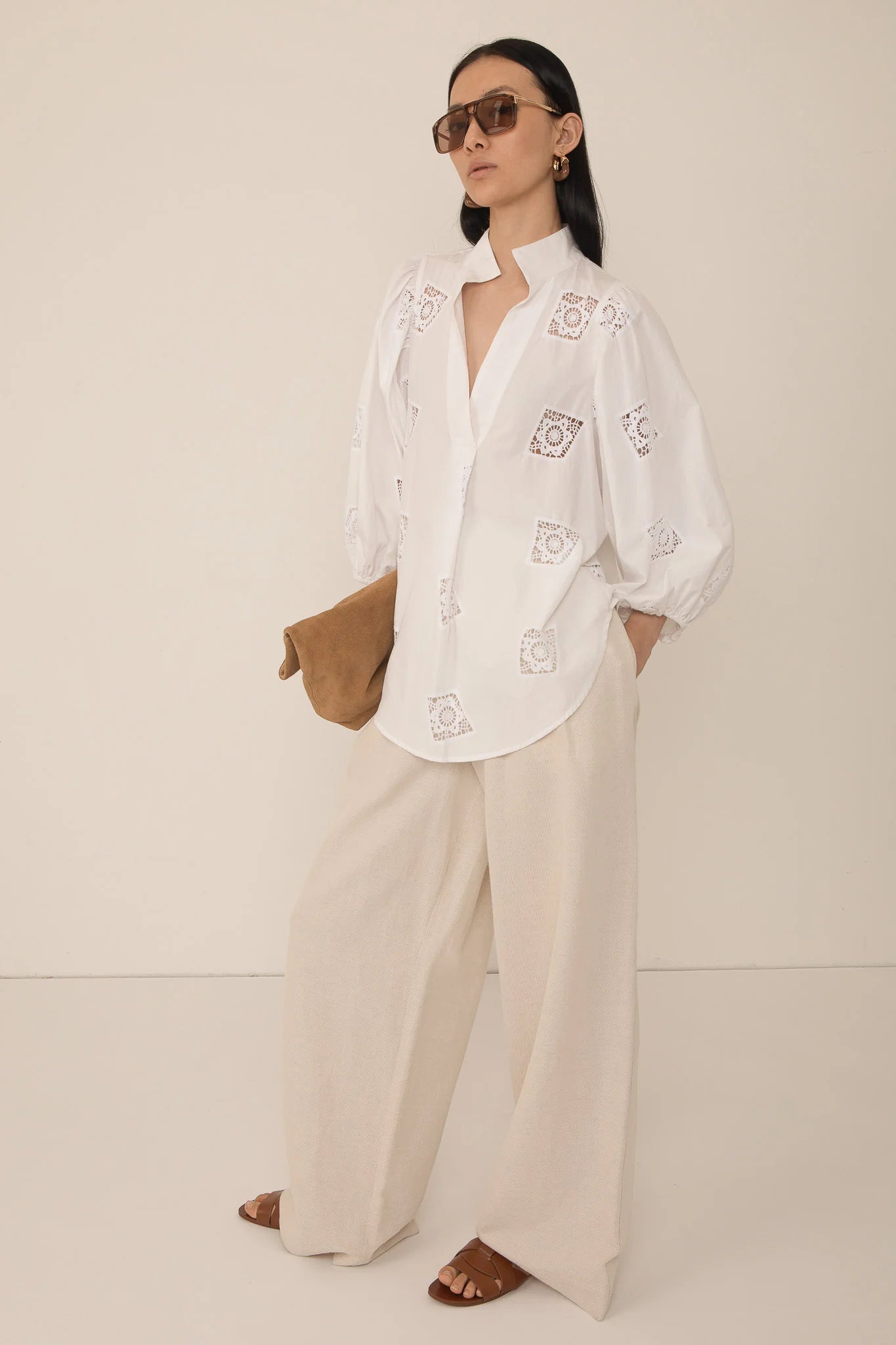 Blouse Frida blanche