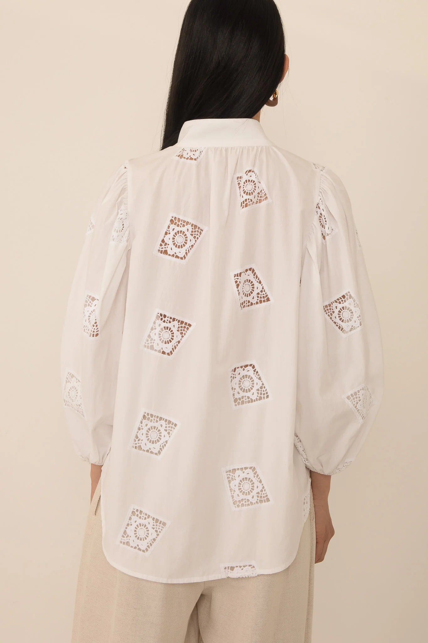 Blouse Frida blanche