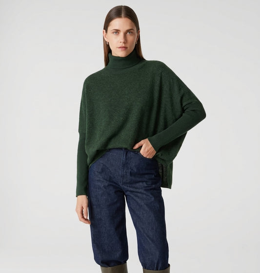 Pull Cachemire Clara dark artichoke