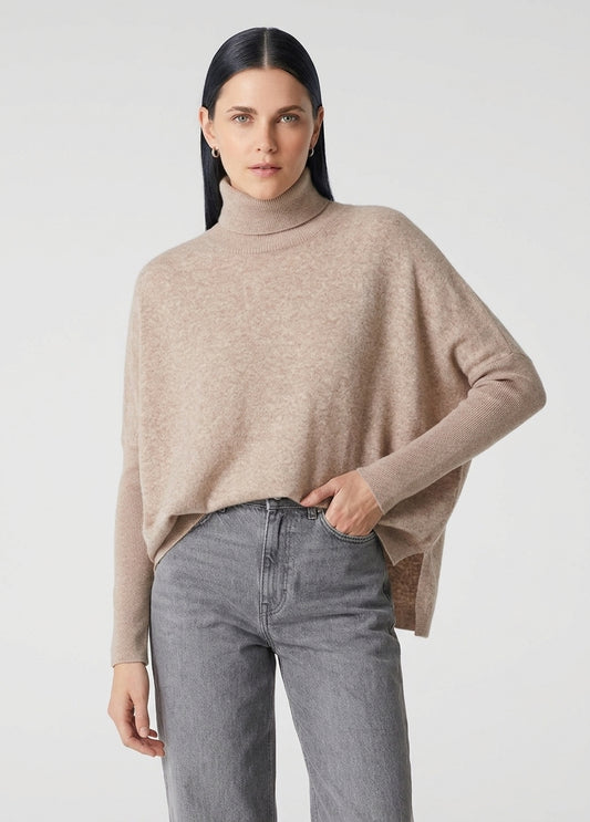 Pull Cachemire Clara chestnut