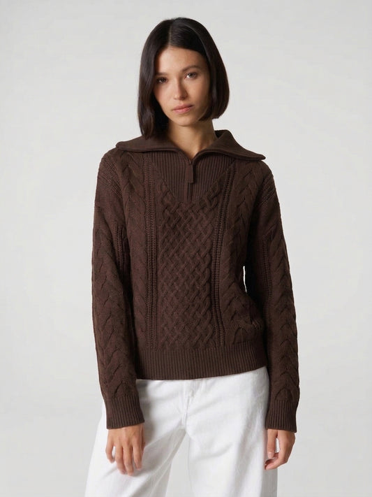 Pull Cachemire Augustine Tobacco