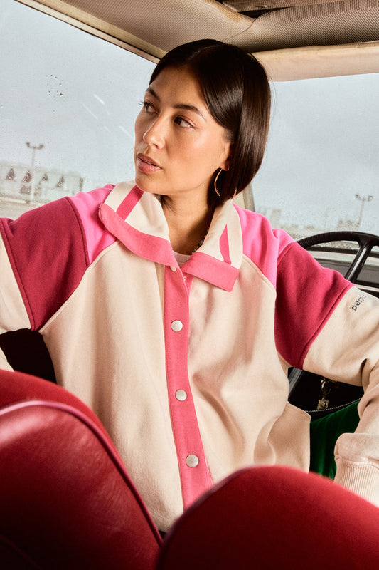 Sweat britney rose et bordeaux