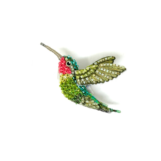 BROCHE OISEAU COLIBRI