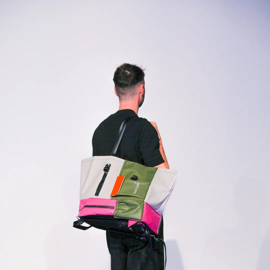 Sac à dos multicolore