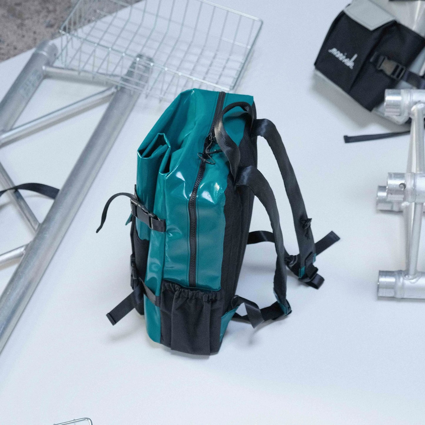 Sac à dos vert canard