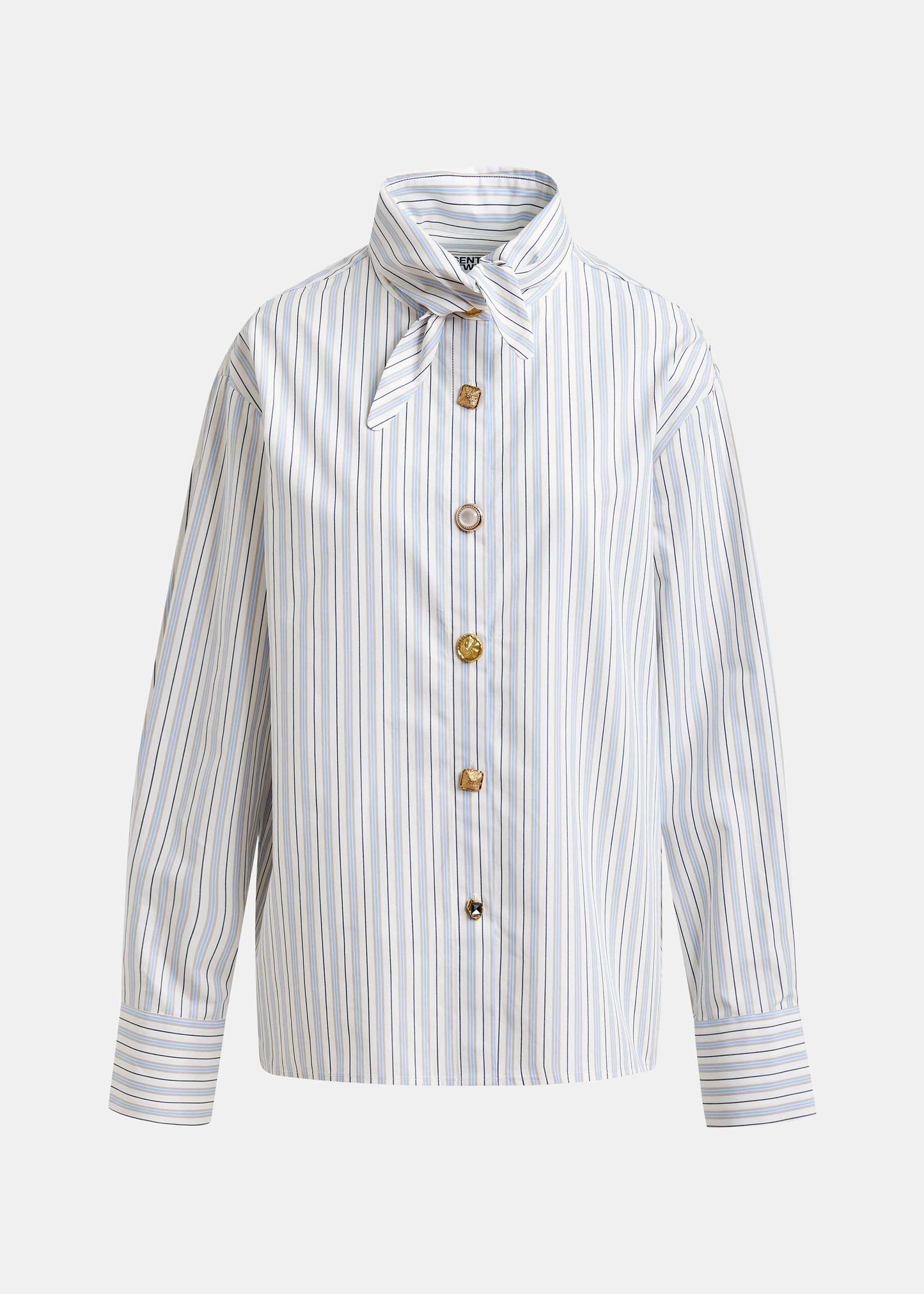 Chemise rayée Jomato bleue
