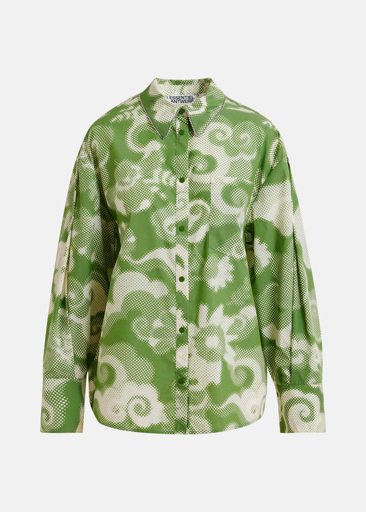 Chemise Jaubergine verte
