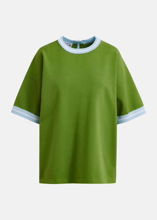T-shirt Jismart vert et bleu