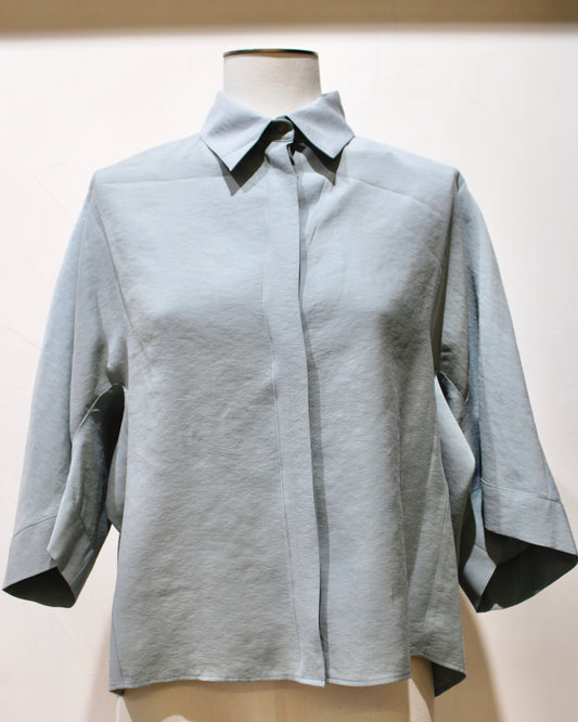 Chemise 116236 bleu lagon