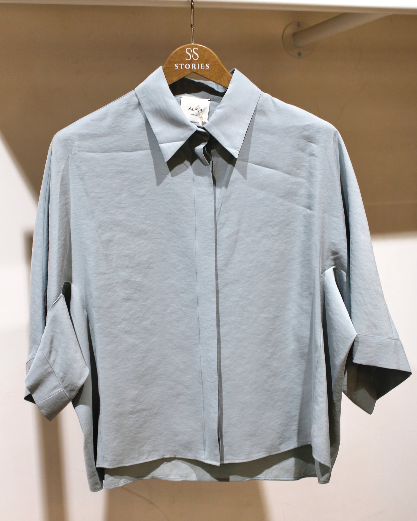Chemise 116236 bleu lagon