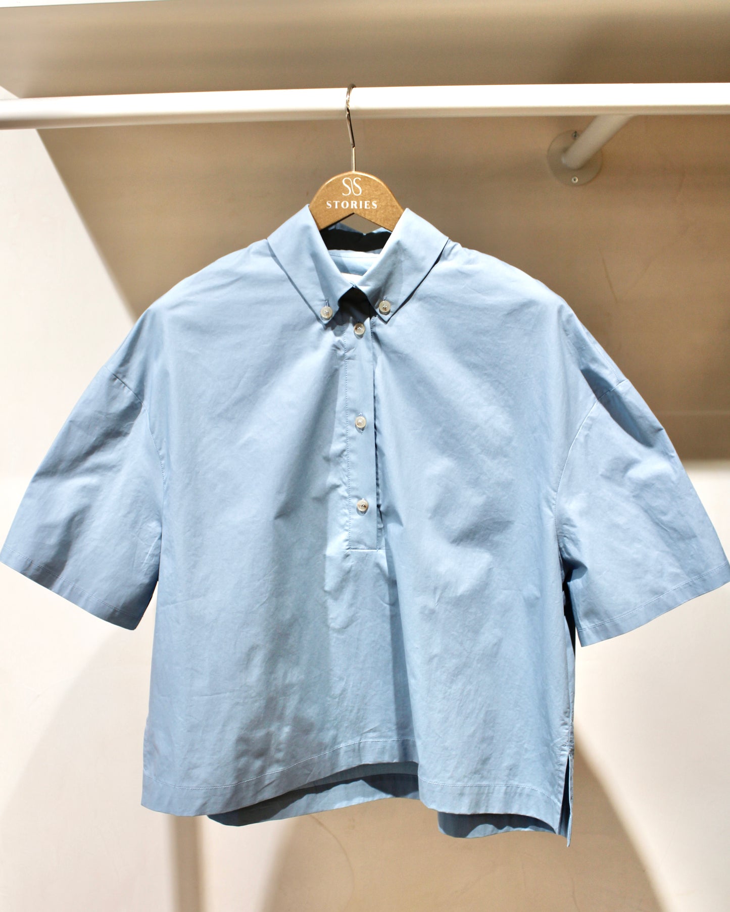 Chemise 116221 bleu lagon
