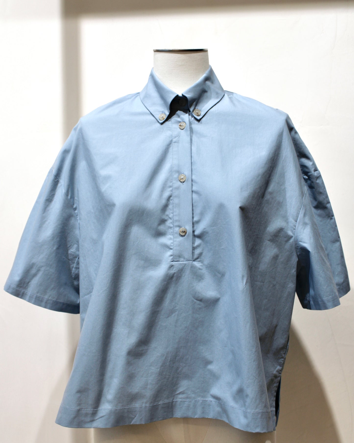 Chemise 116221 bleu lagon
