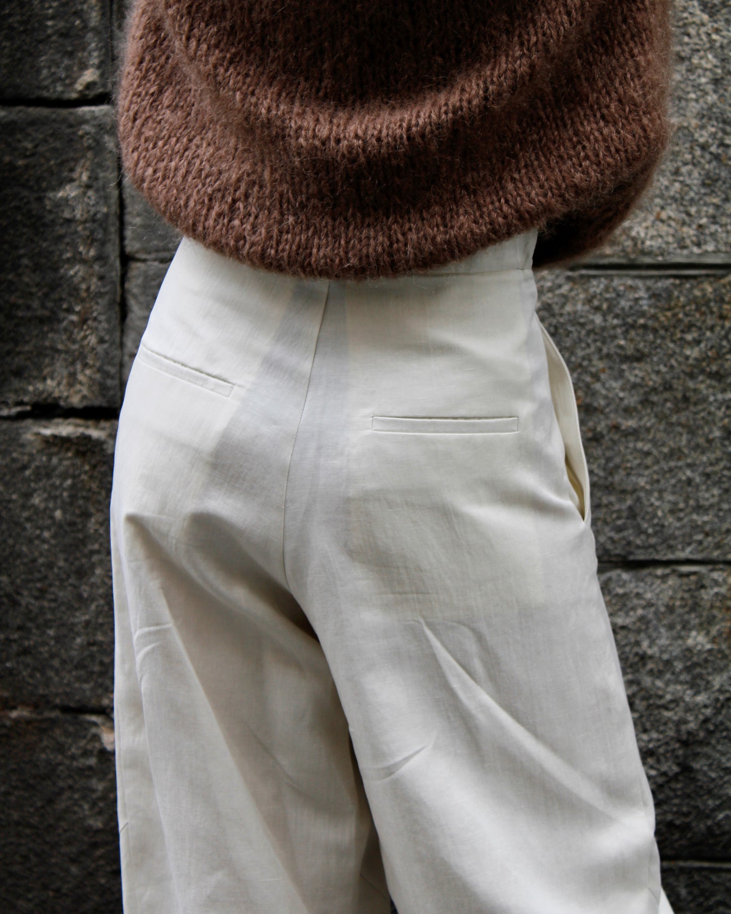 Pantalon 116135 écru