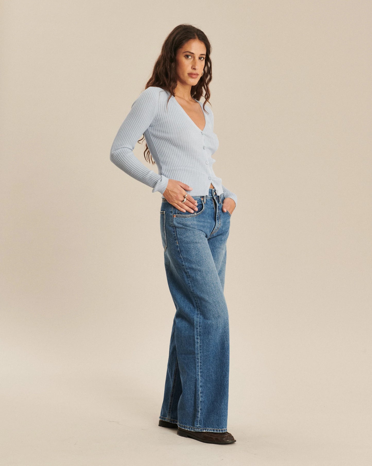 Jean River denim clair