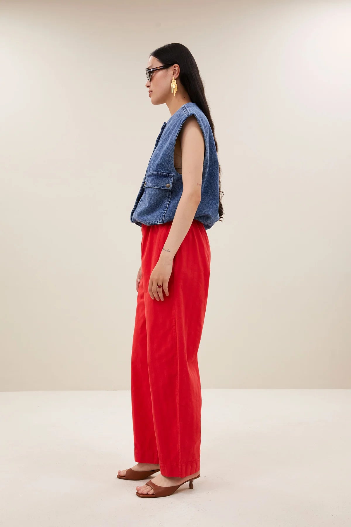 Veste Maggie jean sans manches