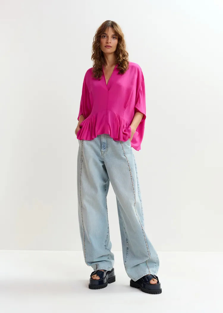 Blouse Jacaranda rose