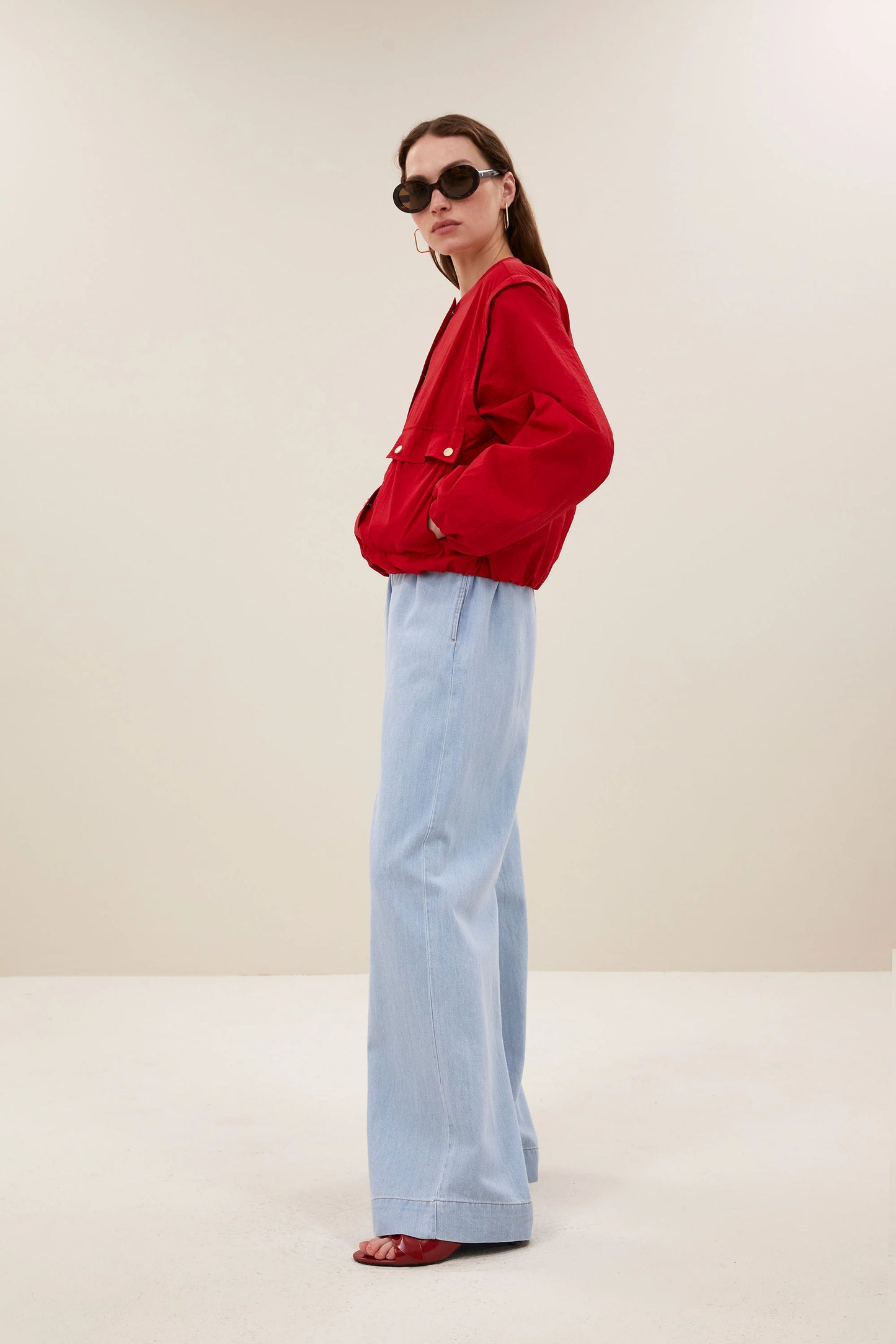 Veste Maggie rouge