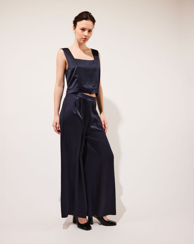 Pantalon Swan Bleu marine
