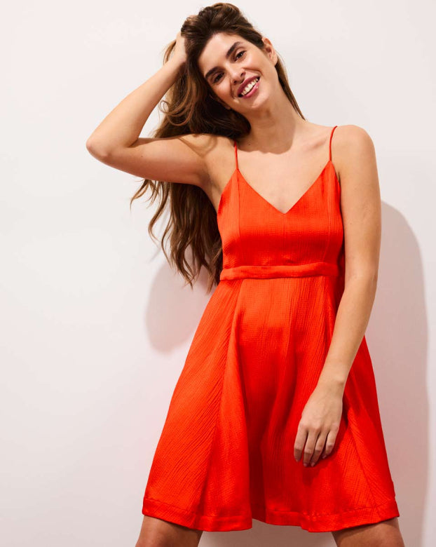 Robe courte Tricky Japan red