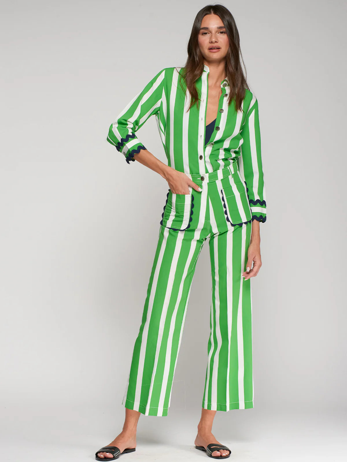 Pantalon Rayé Diana