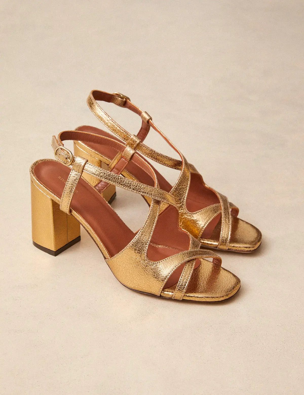 Sandales n°953 doré