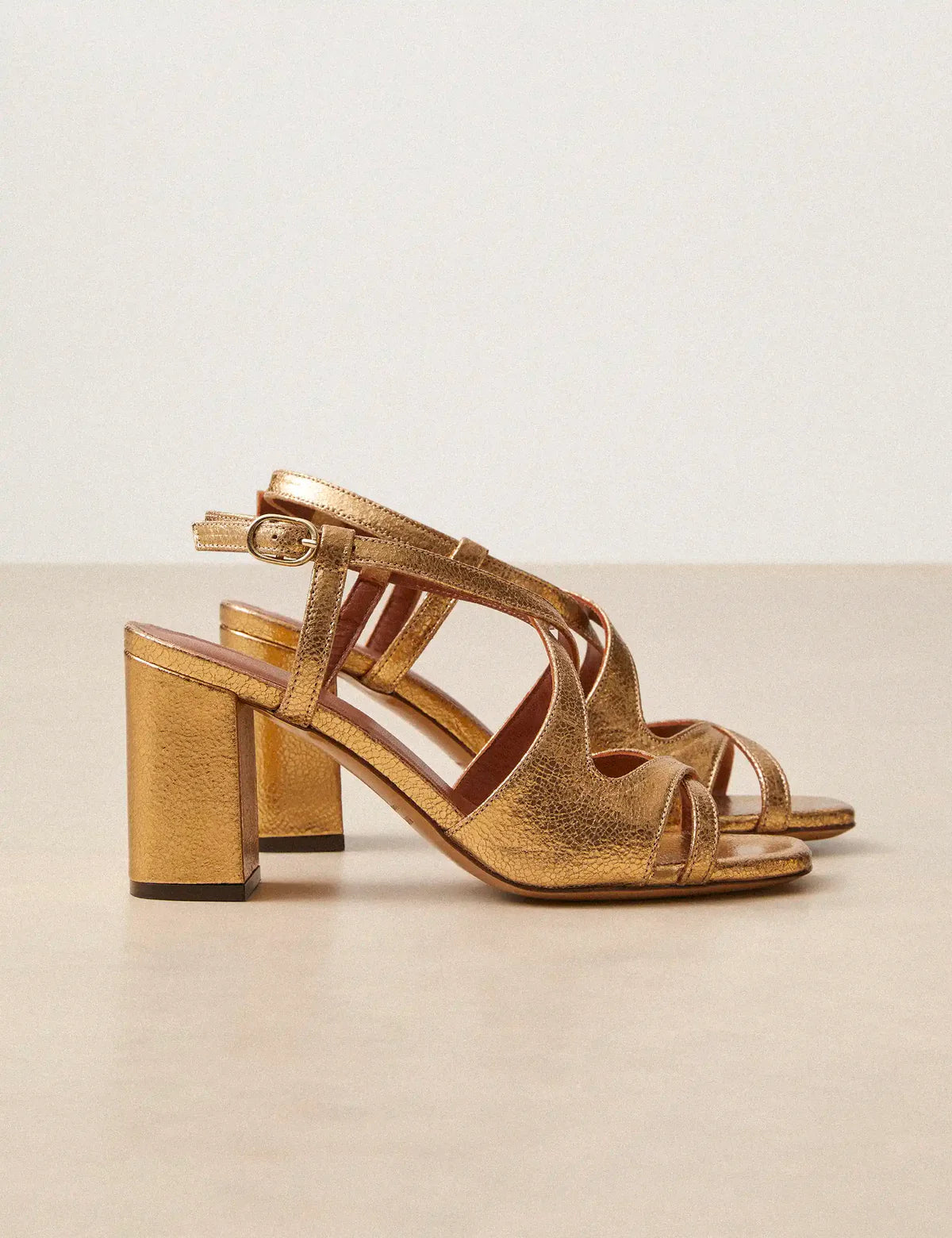 Sandales n°953 doré