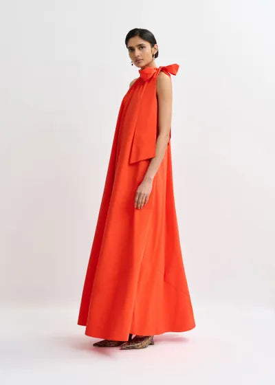 Robe longue Jayda orange