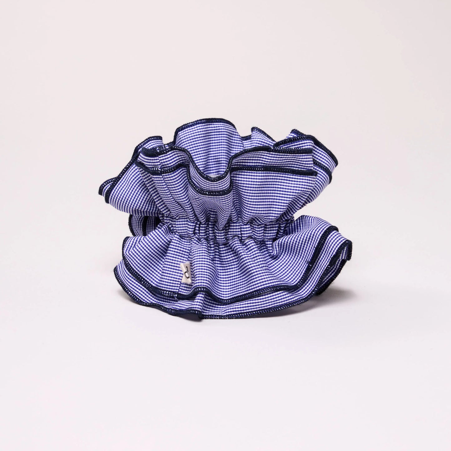 Maxi Chouchou micro vichy bleu fonçé bord bleu