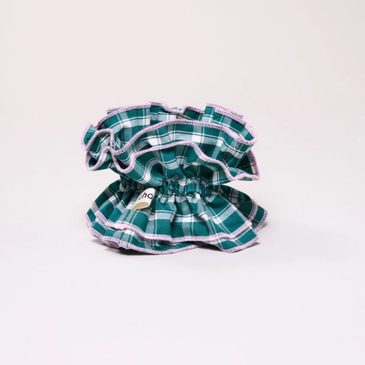 Maxi Chouchou carreaux vert/rose
