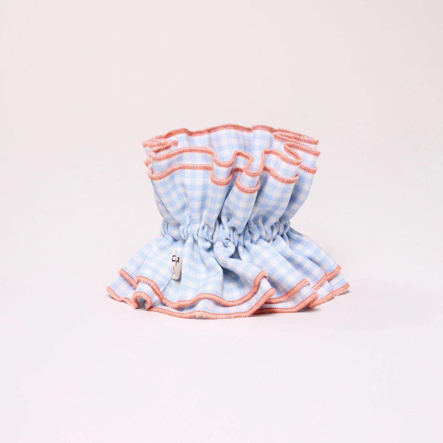 Maxi Chouchou vichy bleu ciel/orange