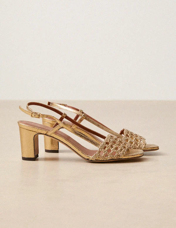Sandales n°592 doré
