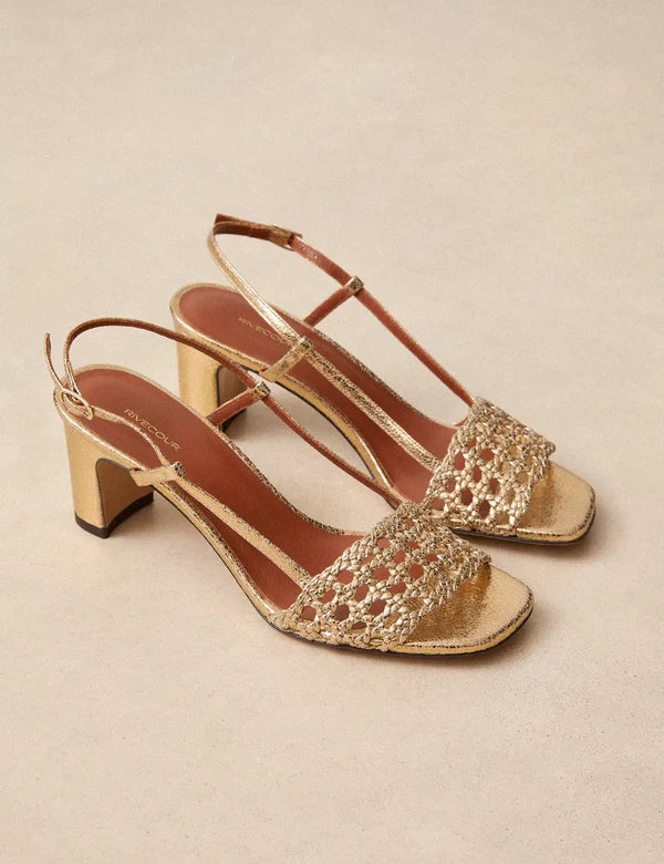 Sandales n°592 doré